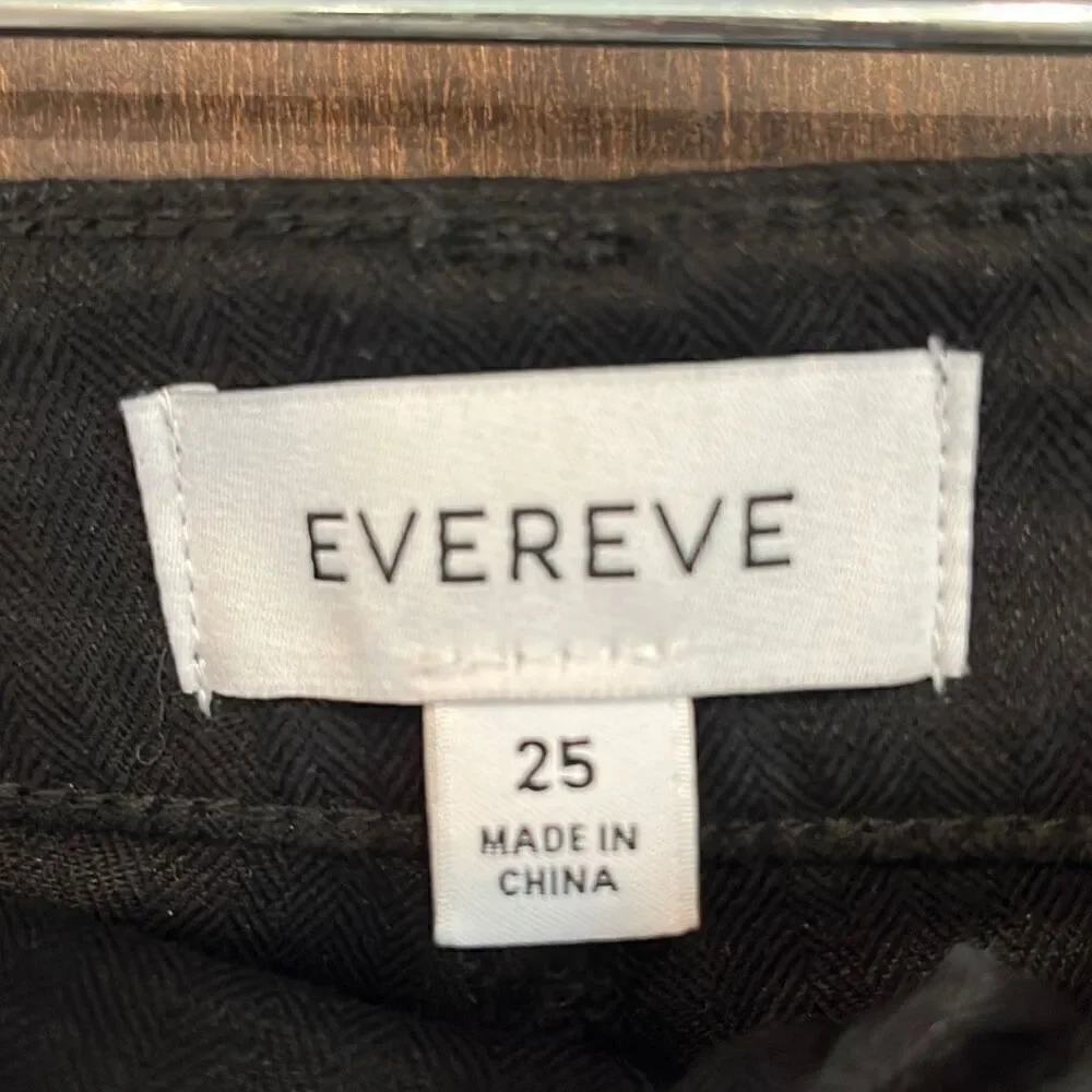 Evereve Black Tessa Cargo Jogger Pants‎ Size 25